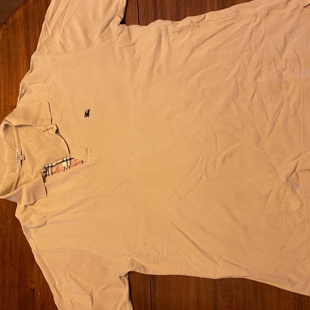 Mens Burberry Polo Size-L